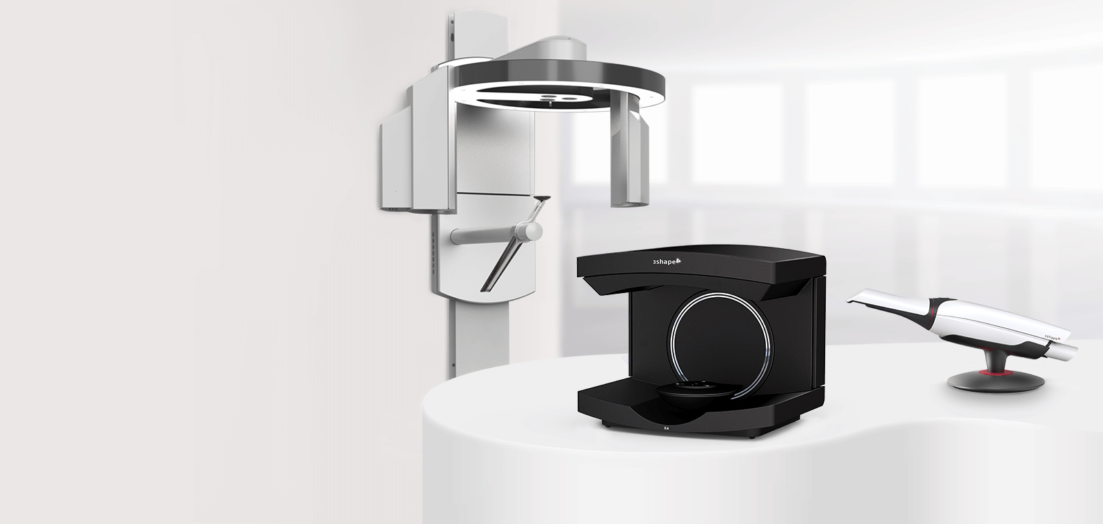 3Shape Laborszkenner, X1 CBCT szkenner és TRIOS intraorális szkenner